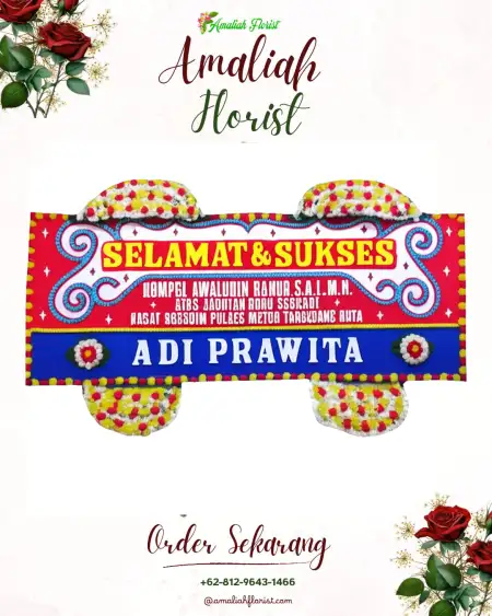 Papan Bunga Ucapan Selamat Sekarpuro